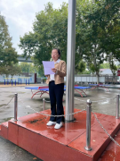 培养良好个人习惯 倡导健康生活方式 ——学校举行2024秋季学期第七周国旗下讲话